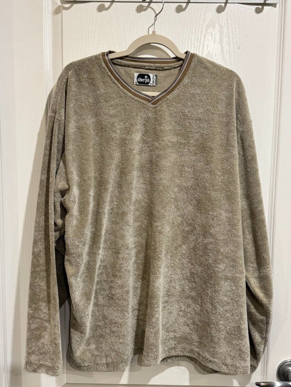 Vintage Y2K Levi's Silver Tab V-neck knit sweater - Men's XL